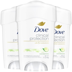 Dove Clinical + Care Original Clean Antiperspirant Soft Solid Stick, 1.7 oz(3.4 Ounce (Pack of 1))