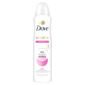 Dove Invisible Antiperspirant Dry Spray Clear Finish 3PK 3.8 oz(3.8 Ounce (Pack of 1))
