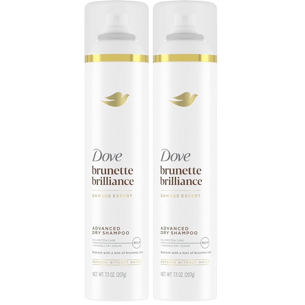image:imageDove Advanced Dry Shampoo Brunette Brillance Refresh amp Revive Hair 73 oz73 Ounce Pack of 2