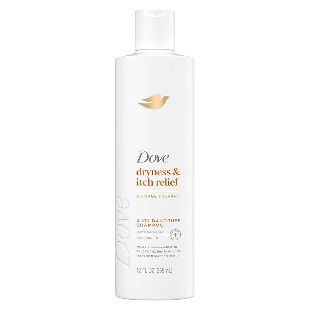 image:imageDove Damage Therapy Derma Shampoo Pack of 6 Dryness Itch for Flaky Scalp with Pyrithione Zinc and Coconut Oil 12 Fl OzCoconut Shea Butter