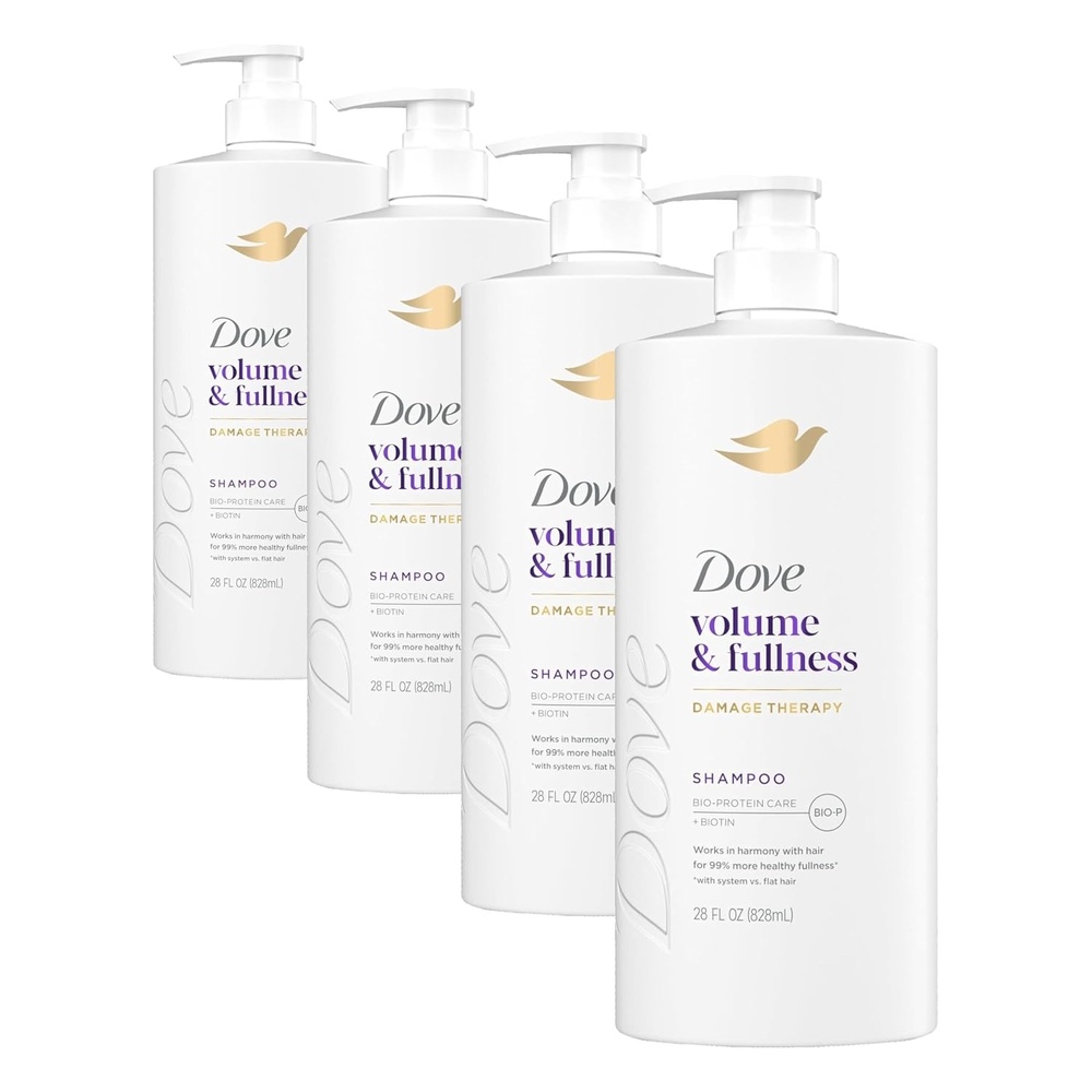 image:imageDove Volume amp Fullness Shampoo Volumizing for Thinning Hair Biotin 28oz28 Fl Oz Pack of 4