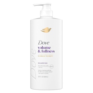 Dove Volume & Fullness Shampoo, Volumizing for Thinning Hair + Biotin 28oz(28 Count (Pack of 1))