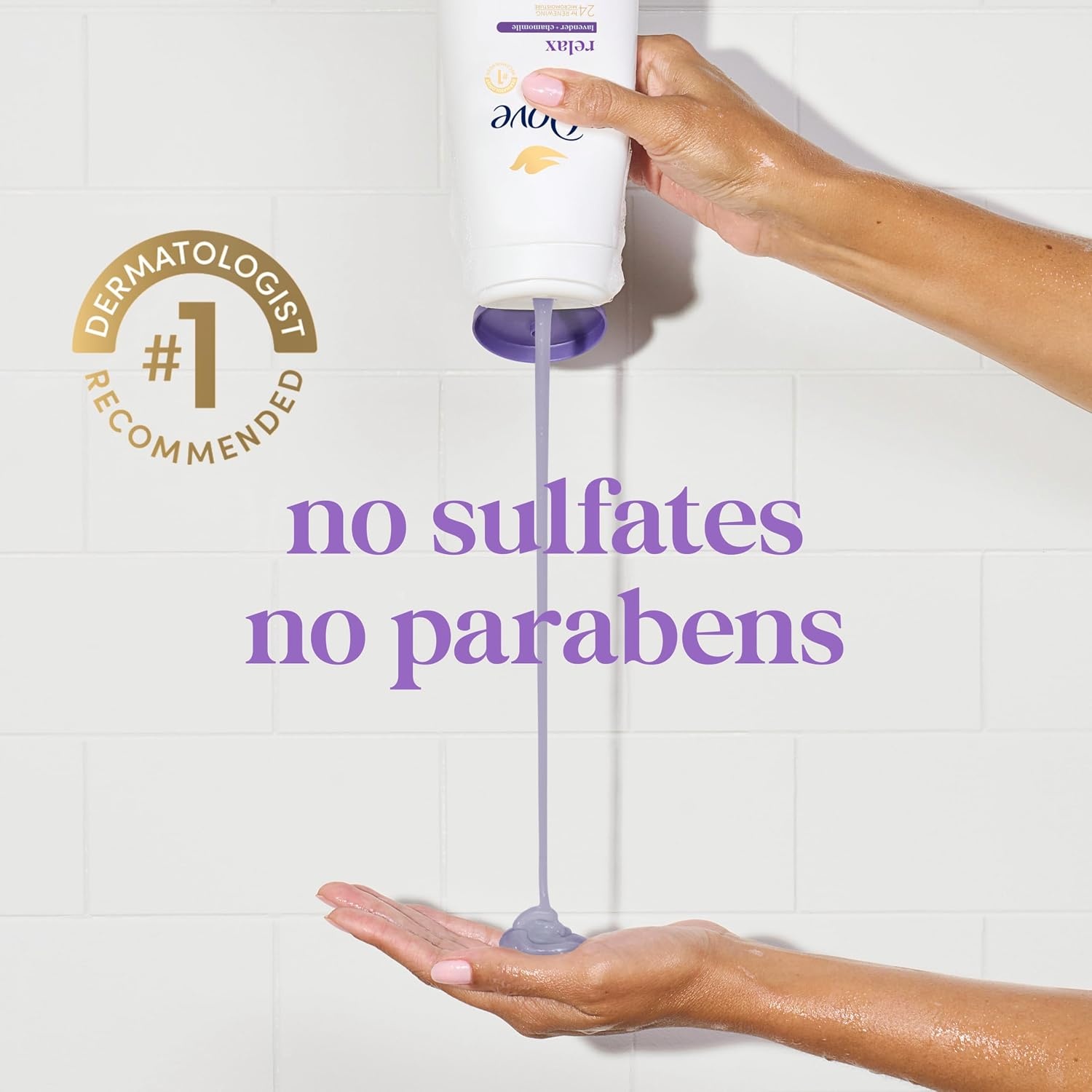 image:imageDove Body Wash with Pump Relaxing Lavender Oil amp Chamomile 3 Count for Renewed HealthyLooking Skin Gentle Skin Cleanser with 24hr Renewing MicroMoisture 306 ozLavender Oil Chamomile