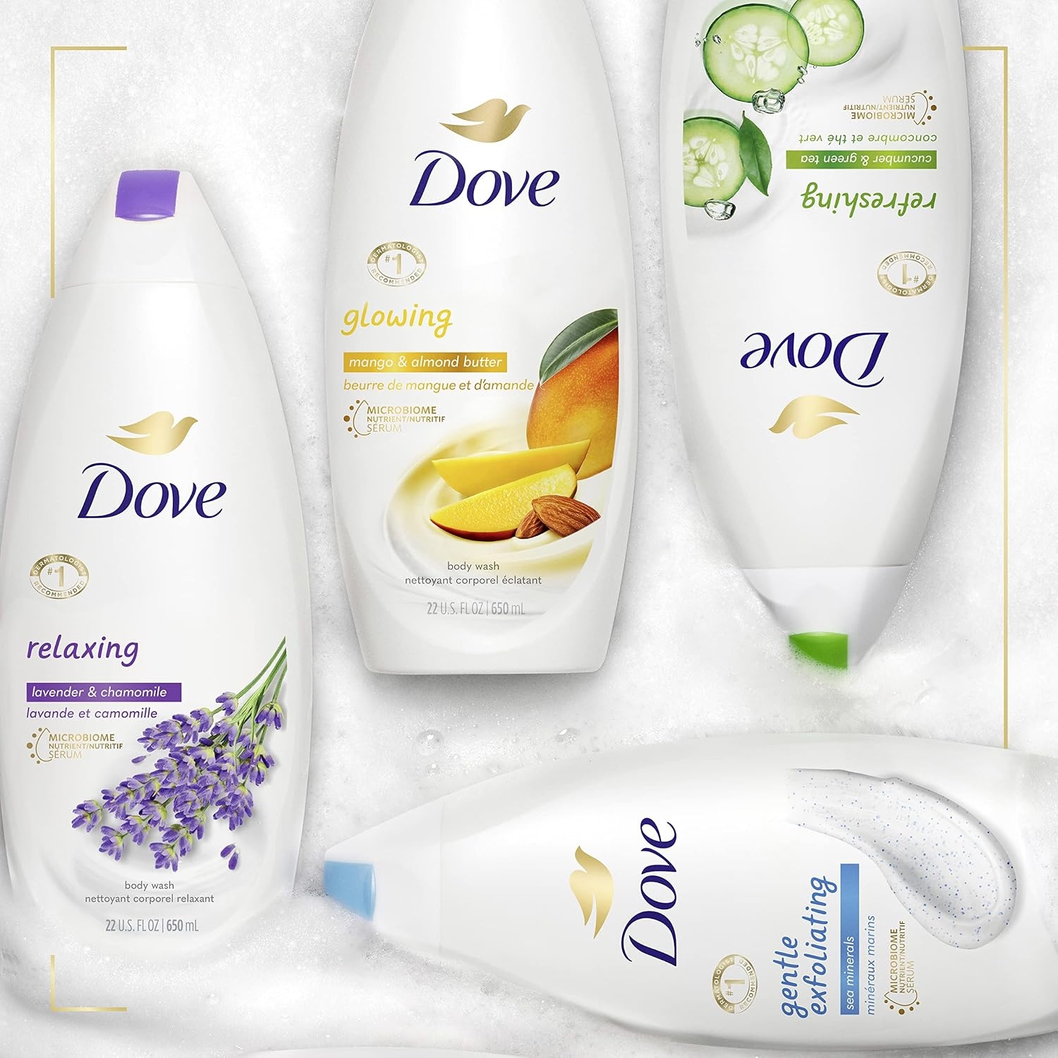 image:imageDove Body Wash with Pump Relaxing Lavender Oil amp Chamomile 3 Count for Renewed HealthyLooking Skin Gentle Skin Cleanser with 24hr Renewing MicroMoisture 306 ozLavender Oil Chamomile