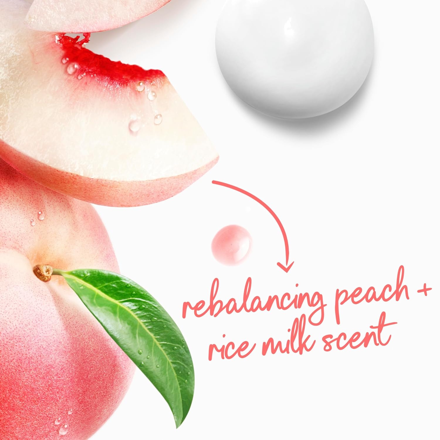 image:imageDove 24hr Rebalance Lotion Body Wash White Peach amp Rice Milk 306 ozWhite Peach