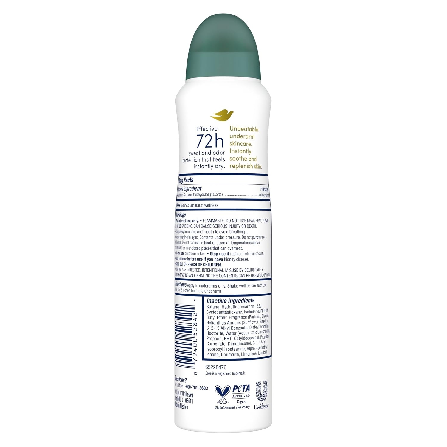 image:imageDove Advanced Care Antiperspirant Dry Spray Palo Santo amp Sage 38 oz38 Ounce Pack of 1