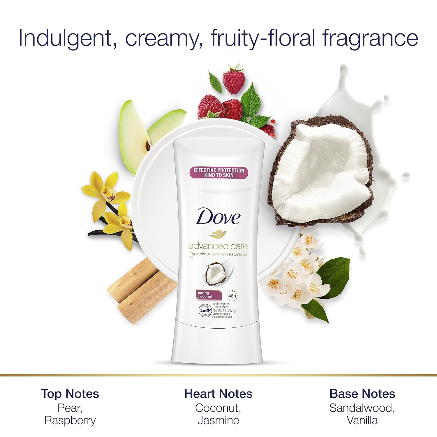image:imageDove Advanced Care Antiperspirant Stick Cool Essentials 26 oz 2PK26 Ounce Pack of 2