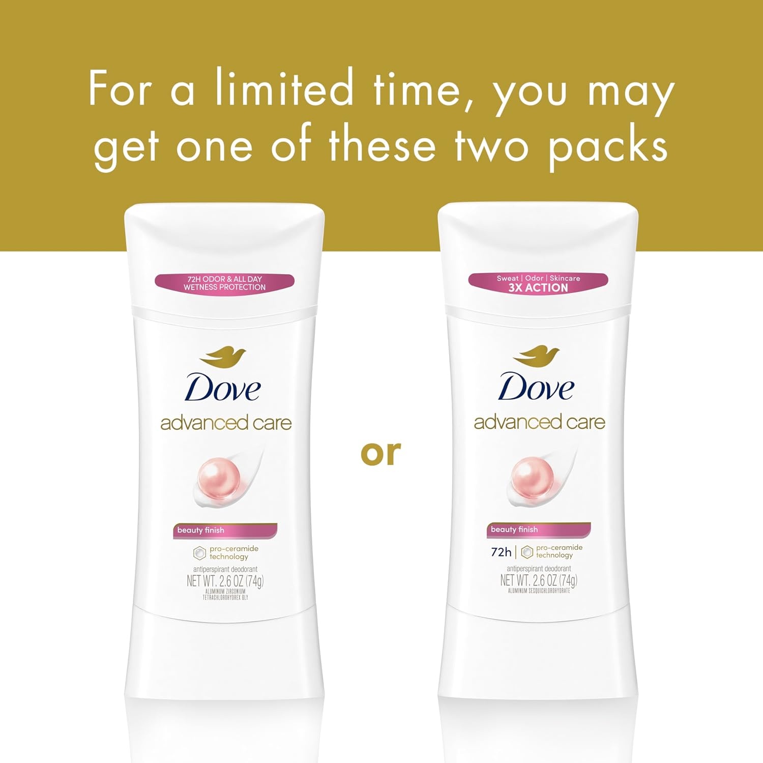 image:imageDove Advanced Care Antiperspirant Stick Cool Essentials 26 oz 2PK26 Ounce Pack of 2