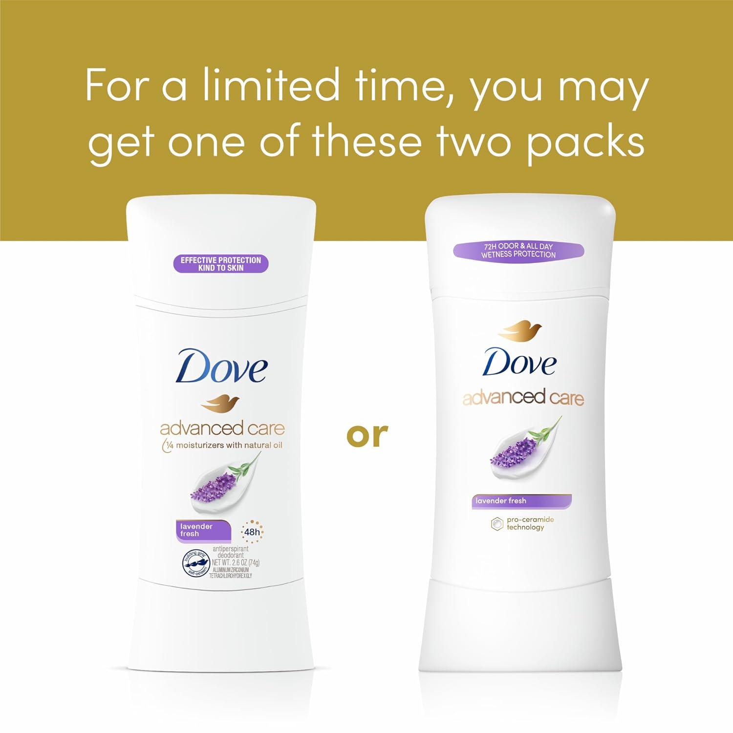 image:imageDove Advanced Care Antiperspirant Stick Cool Essentials 26 oz 2PK26 Ounce Pack of 2