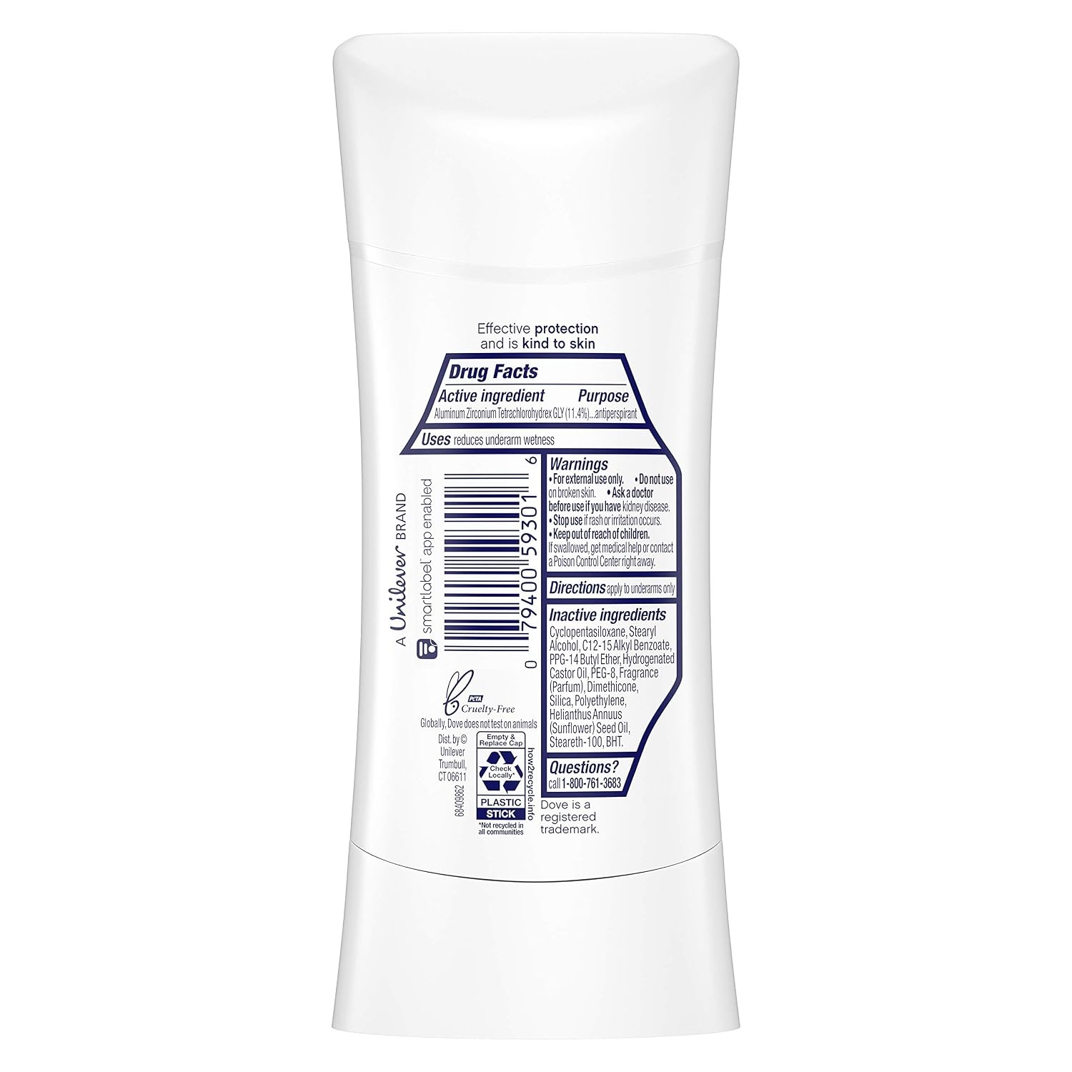 image:imageDove Advanced Care Antiperspirant Stick Cool Essentials 26 oz 2PK26 Ounce Pack of 2