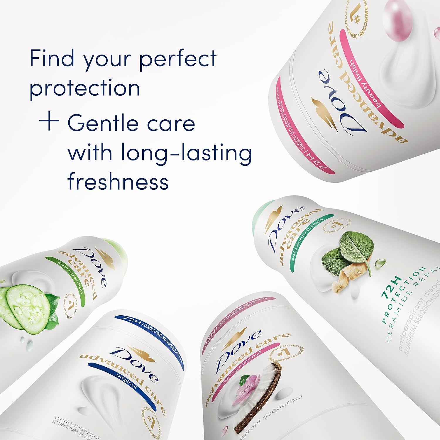 image:imageDove Advanced Care Antiperspirant Stick Cool Essentials 26 oz 2PK26 Ounce Pack of 4