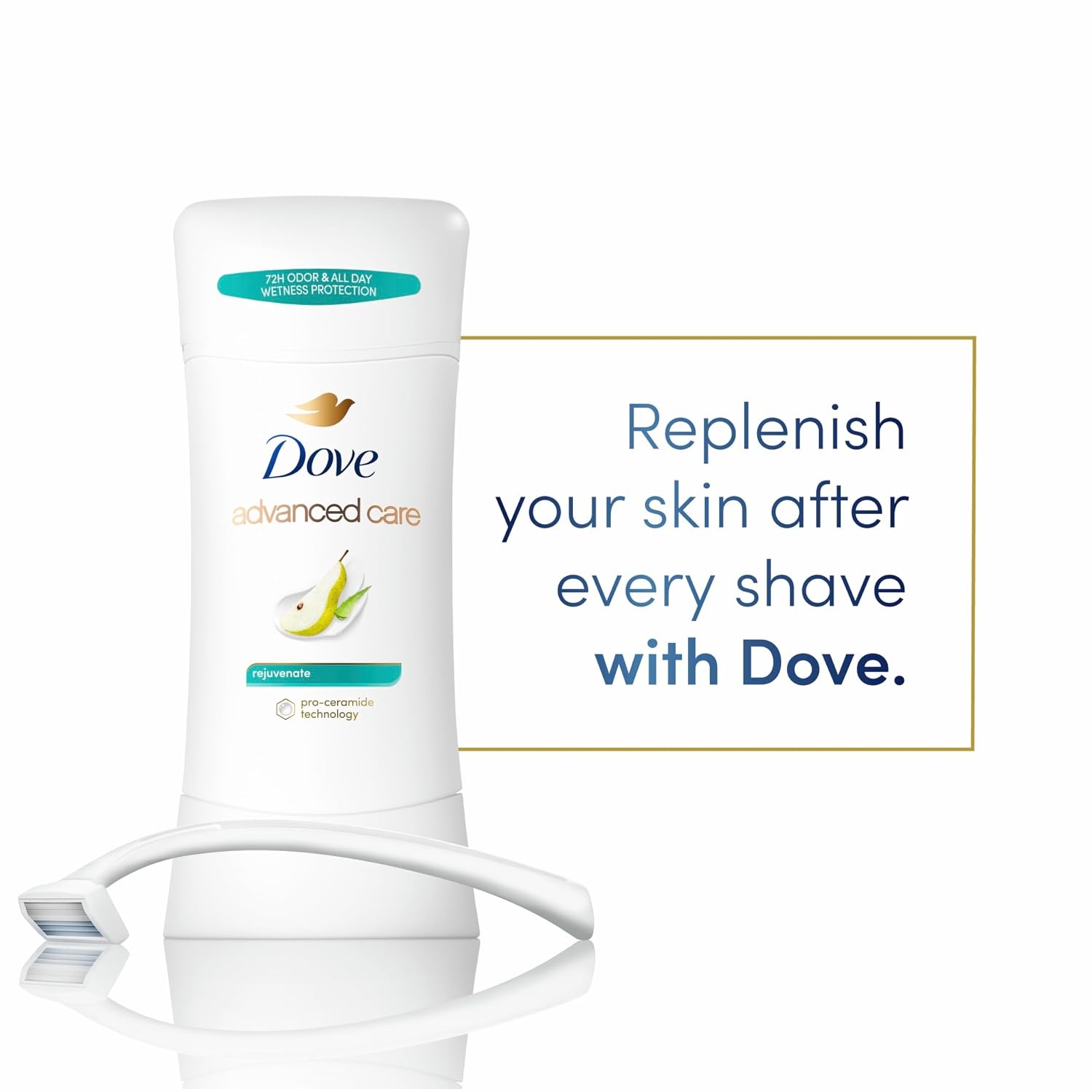 image:imageDove Advanced Care Antiperspirant Stick Cool Essentials 26 oz 2PK26 Ounce Pack of 4