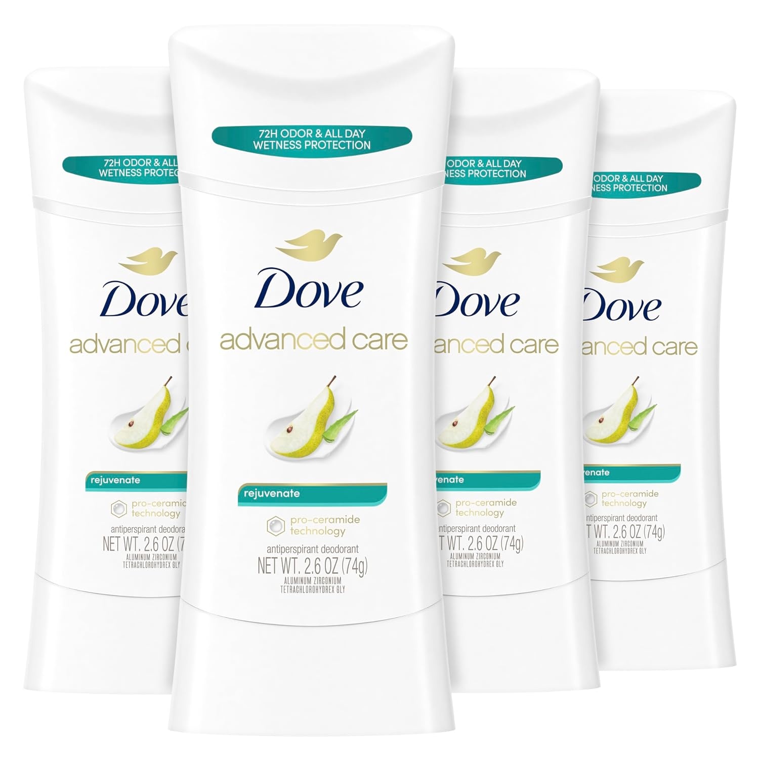 image:imageDove Advanced Care Antiperspirant Stick Cool Essentials 26 oz 2PK26 Ounce Pack of 4