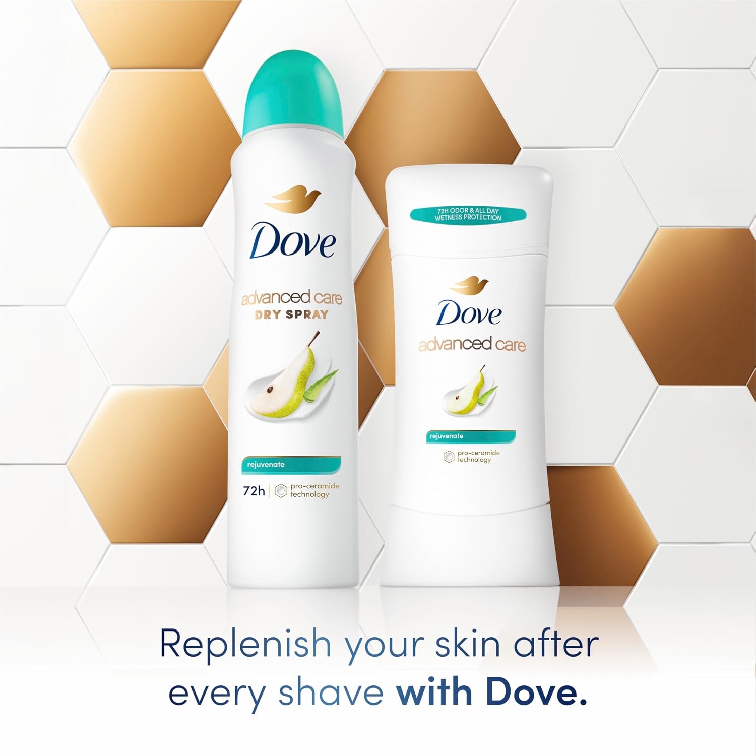 image:imageDove Advanced Care Antiperspirant Stick Cool Essentials 26 oz 2PK26 Ounce Pack of 4