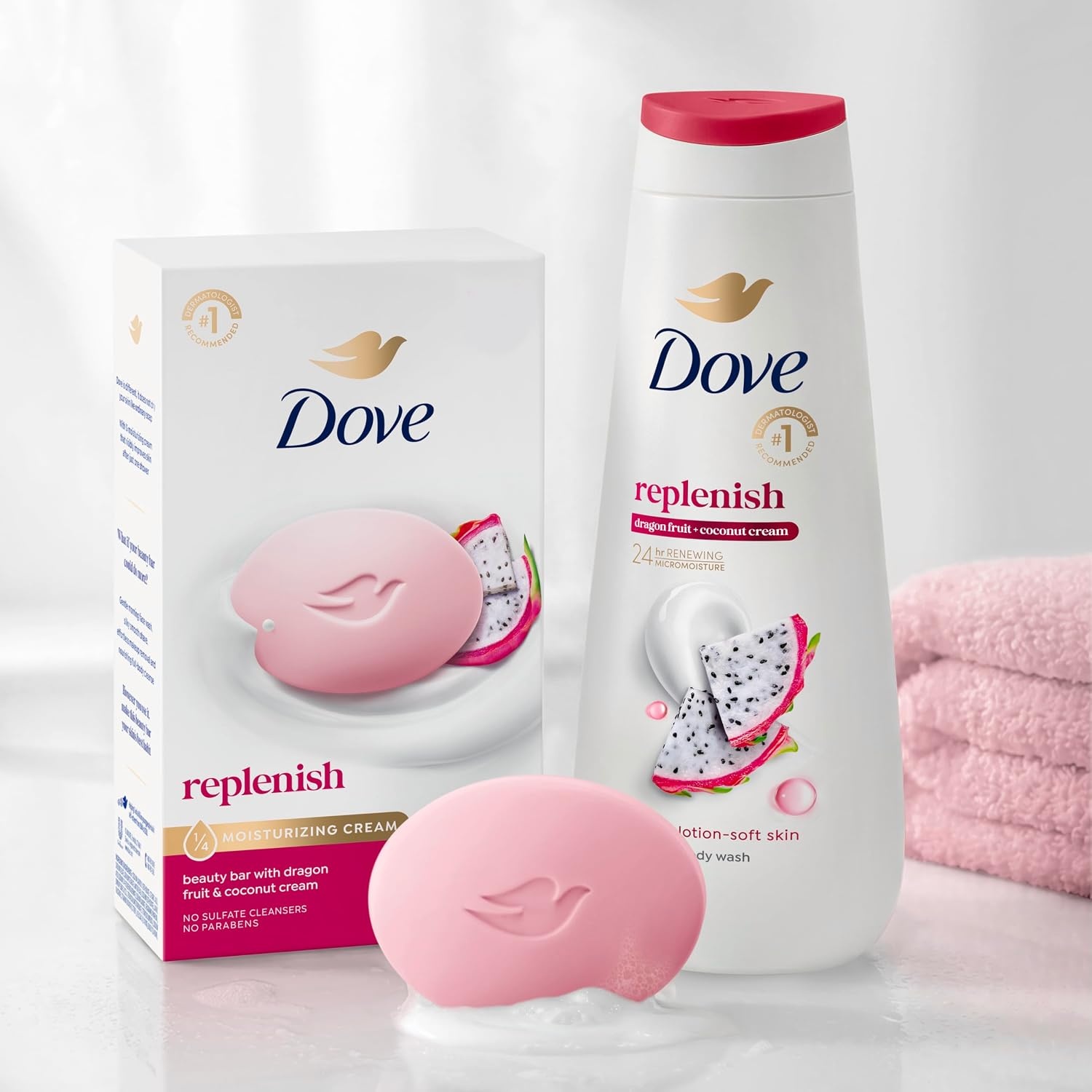 image:imageDove Beauty Bar Soap Glacial Water amp Avocado Oil I 6 Count 375 ozDragon Fruit