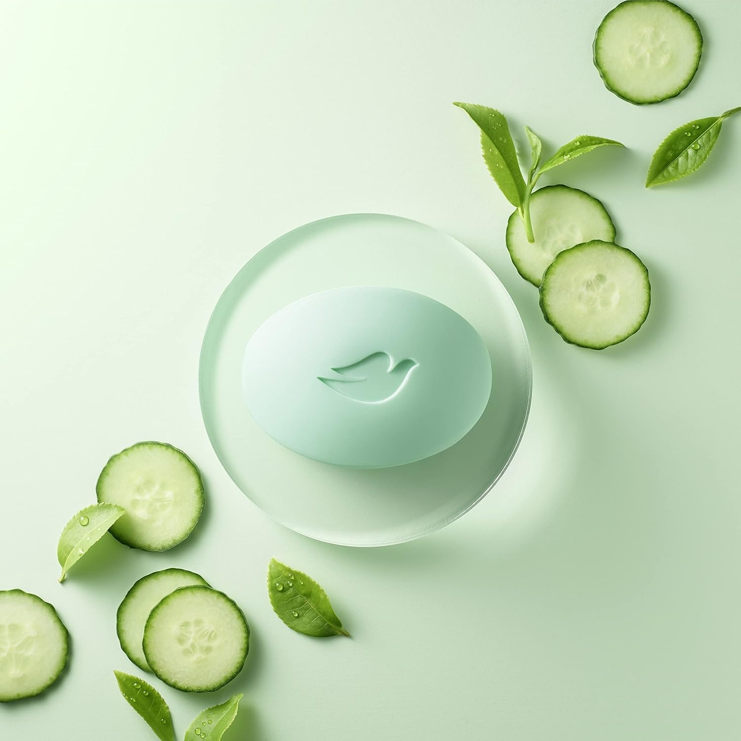 image:imageDove Beauty Bar Soap Cool Moisture Cucumber amp Green Tea Scent 6 Bars 375oz375 Ounce Pack of 14