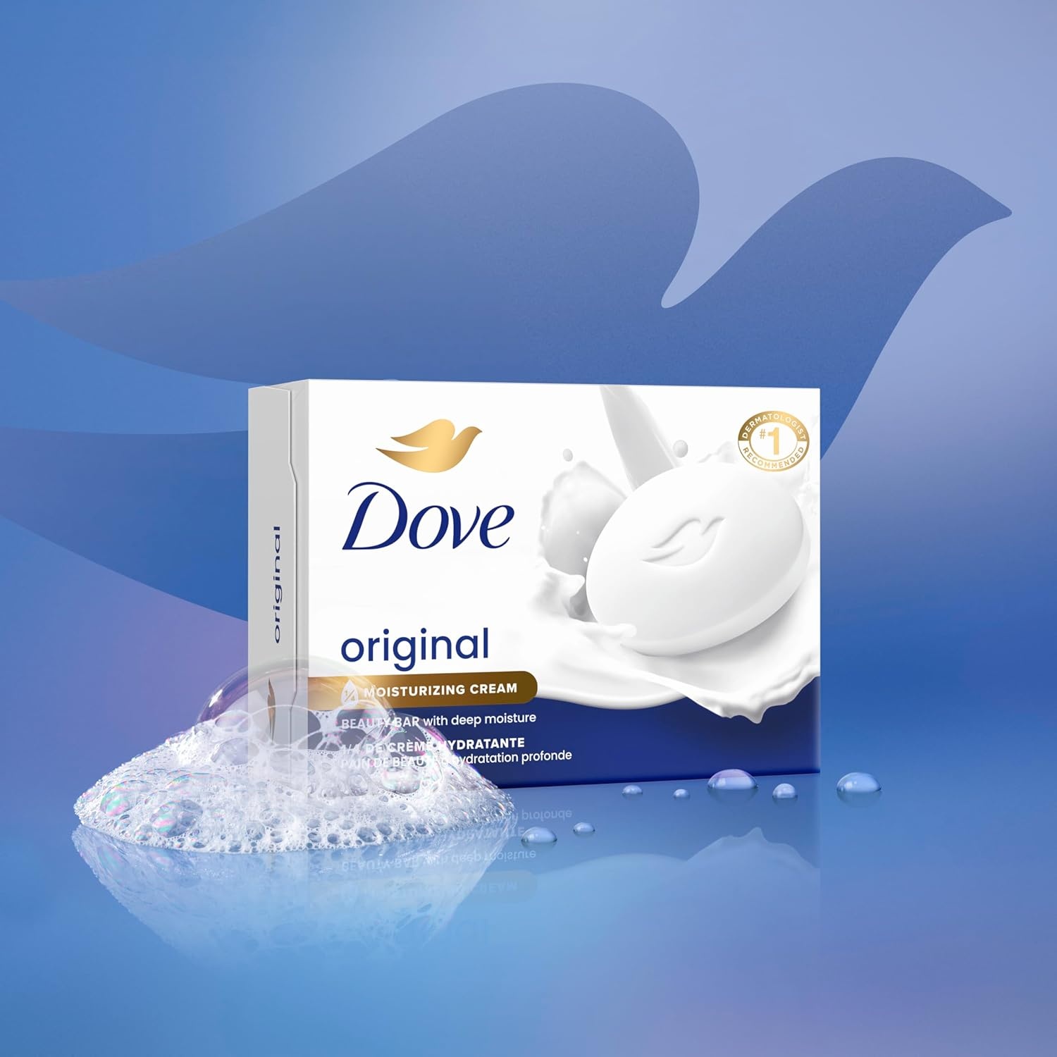 image:imageDove Beauty Bar Soap Original 8 Count for Soft Smooth Skin with 14 Moisturizing Cream 375 ozFragranced