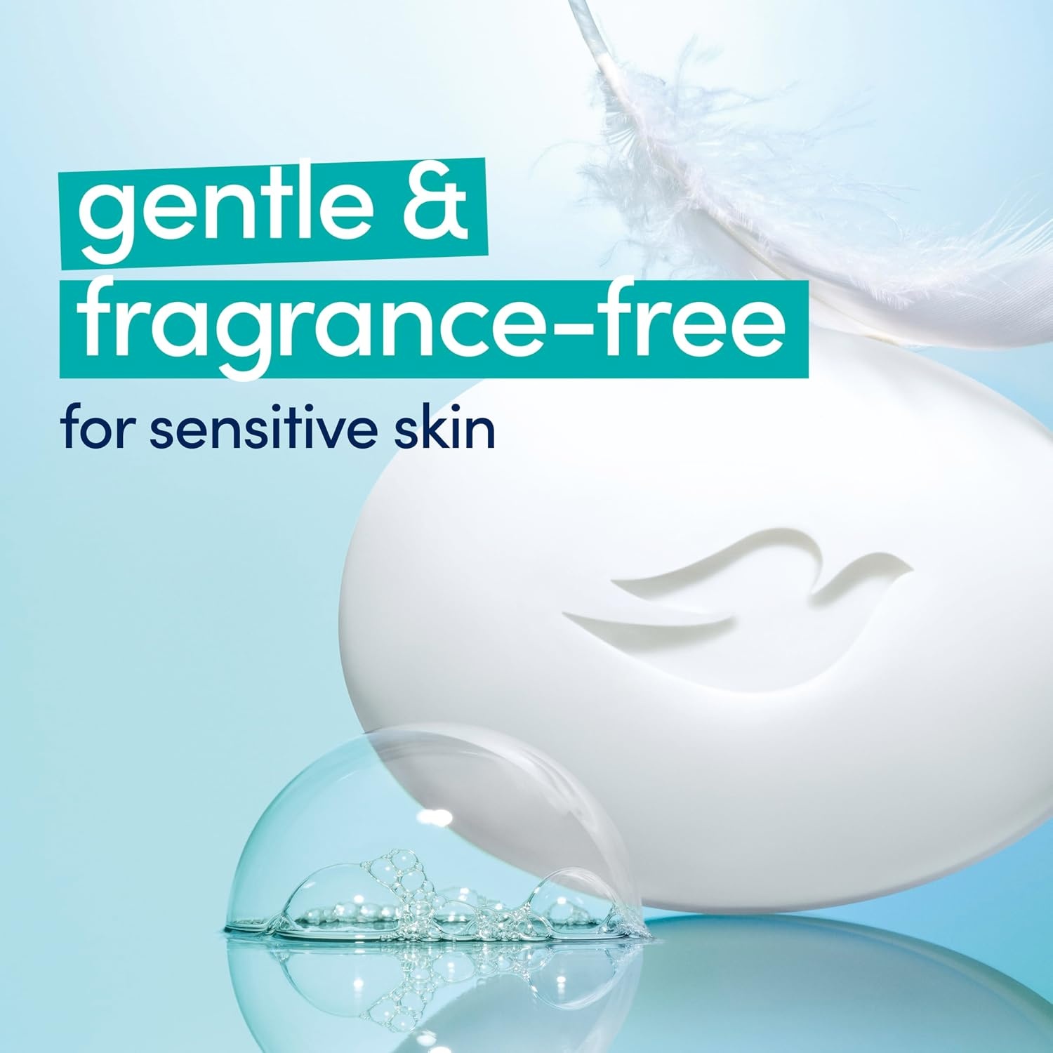 image:imageDove Beauty Bar Soap Sensitive 8 Bars for Sensitive Skin Fragrance Free and Hypoallergenic 375 ozUnscented