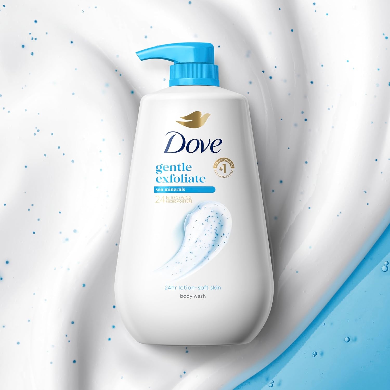 image:imageDove Body Wash Body Wash Gentle Exfoliate Sea Minerals 306 oz Sulfate FreeMandarin Pear Lily of Valley