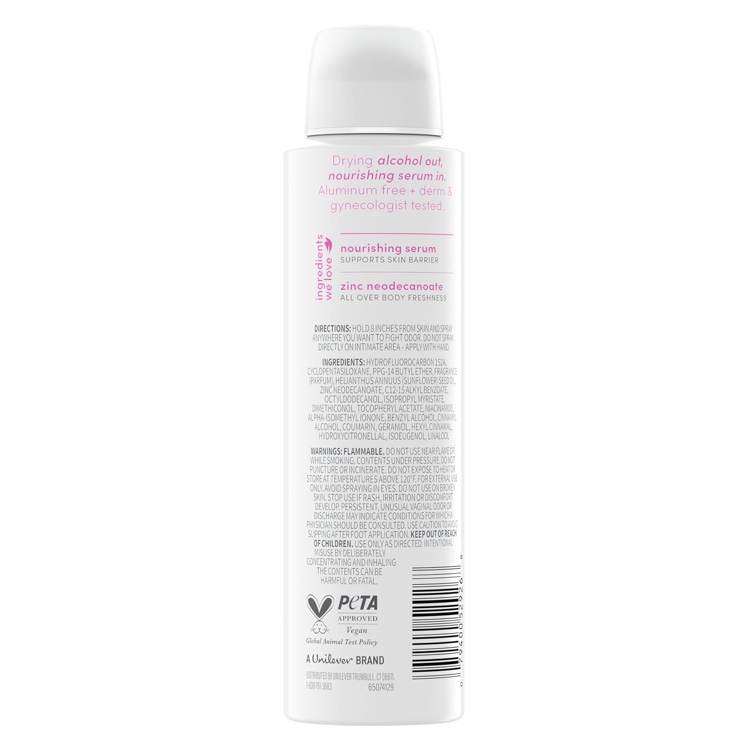image:imageDove Gardenia Breeze AlcoholFree Whole Body Deodorant Spray 4 oz4 Ounce Pack of 2