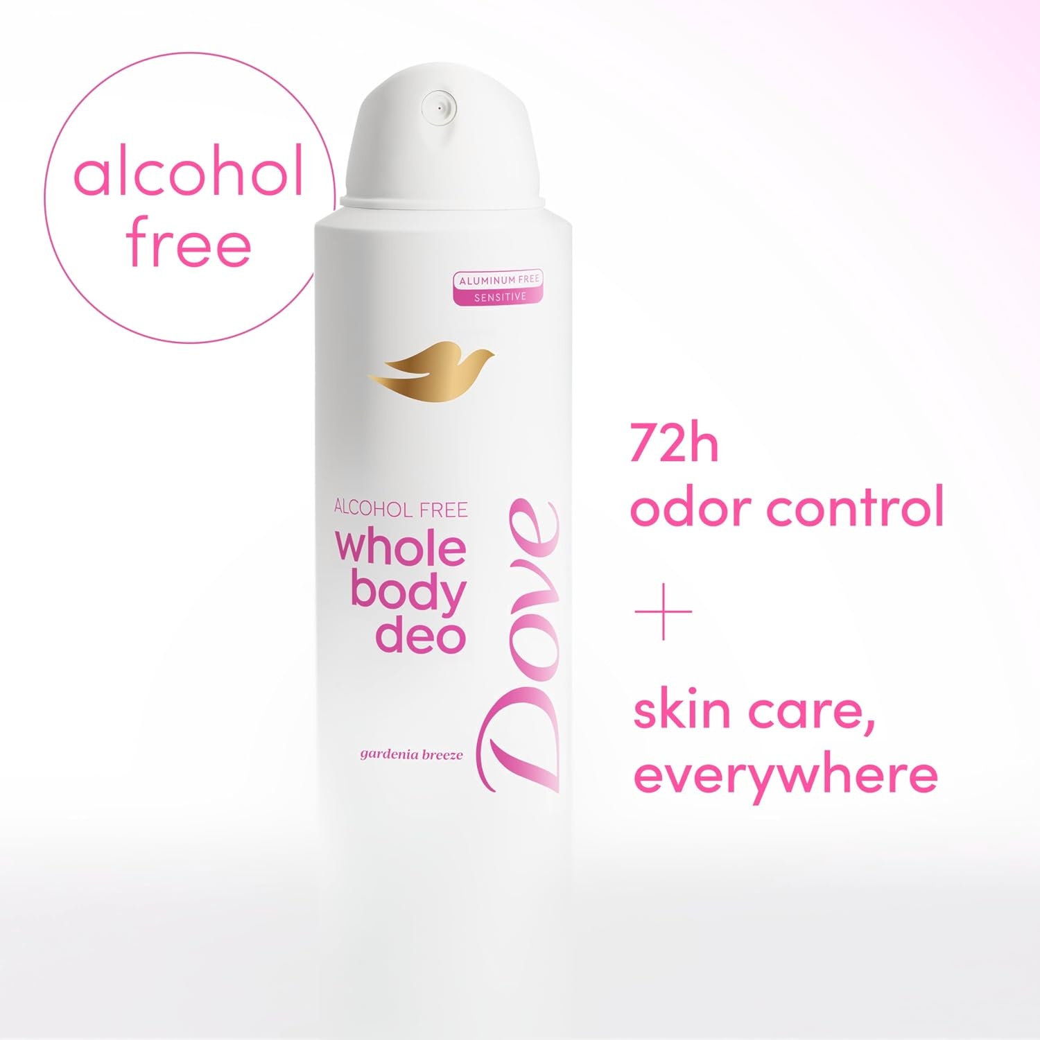 image:imageDove Gardenia Breeze AlcoholFree Whole Body Deodorant Spray 4 oz4 Ounce Pack of 2