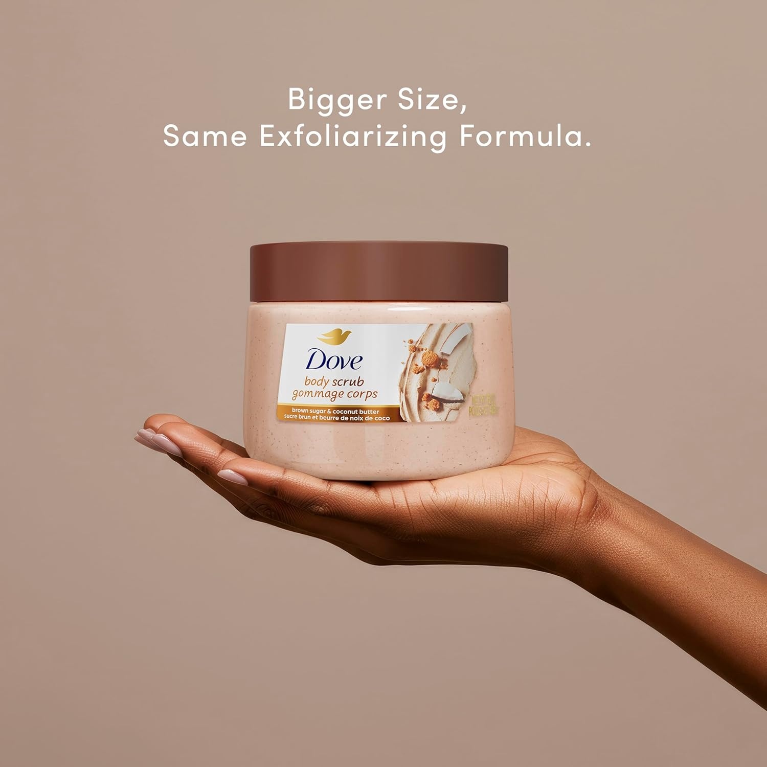 image:imageDove Himalayan Salt amp Rose Oil Body Scrub Exfoliates and Deeply 15 ozBrown Sugar Coconut Butter