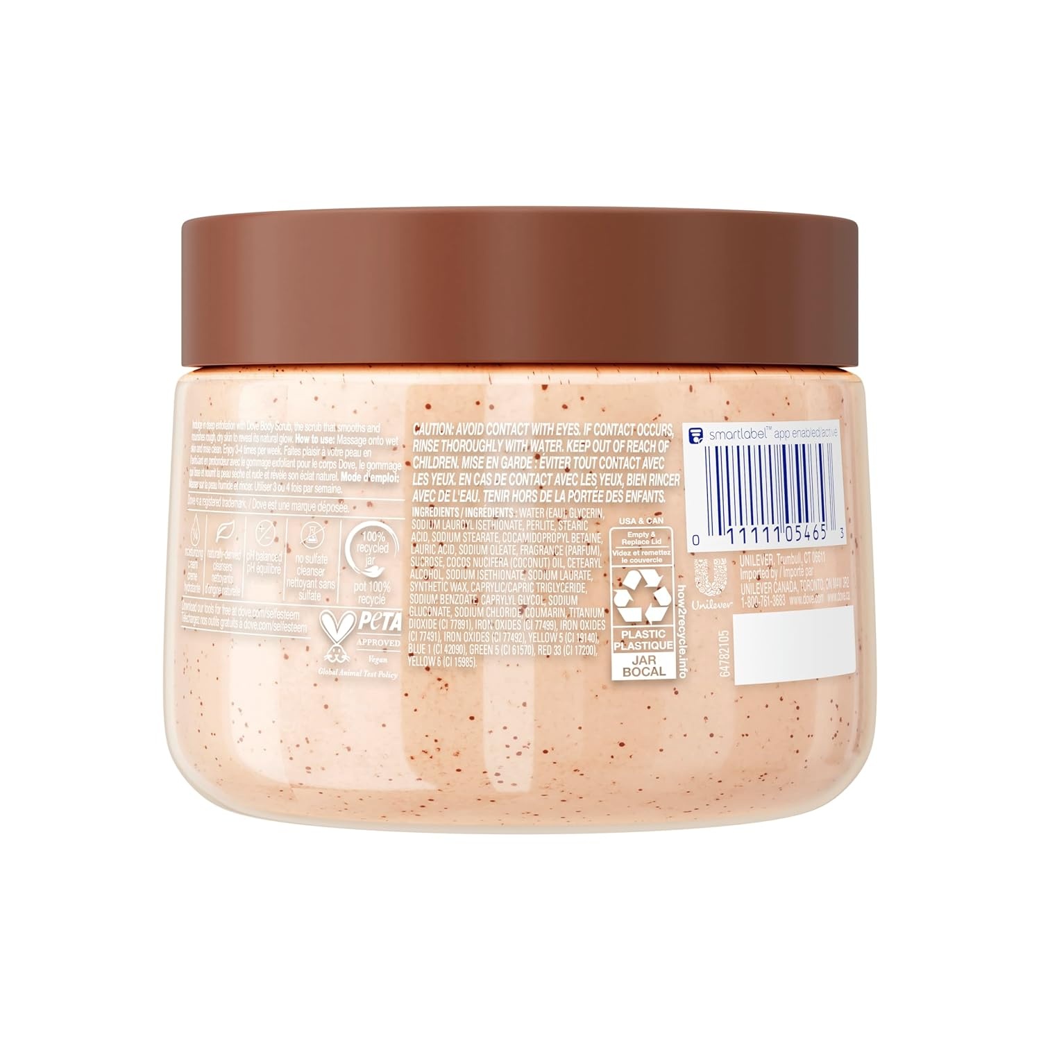 image:imageDove Himalayan Salt amp Rose Oil Body Scrub Exfoliates and Deeply 15 ozBrown Sugar Coconut Butter