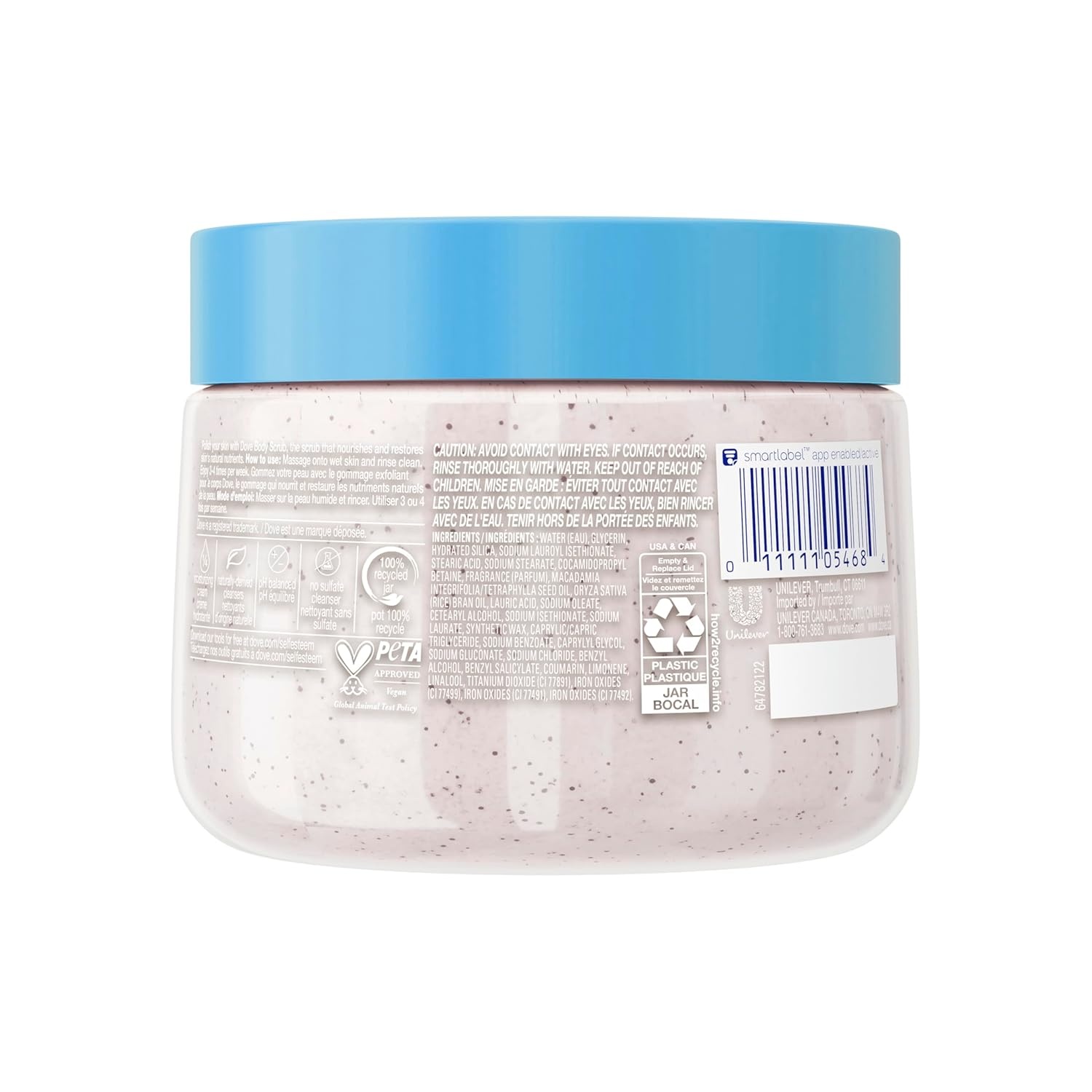 image:imageDove Himalayan Salt amp Rose Oil Body Scrub Exfoliates and Deeply 15 ozMacadamia Rice Milk