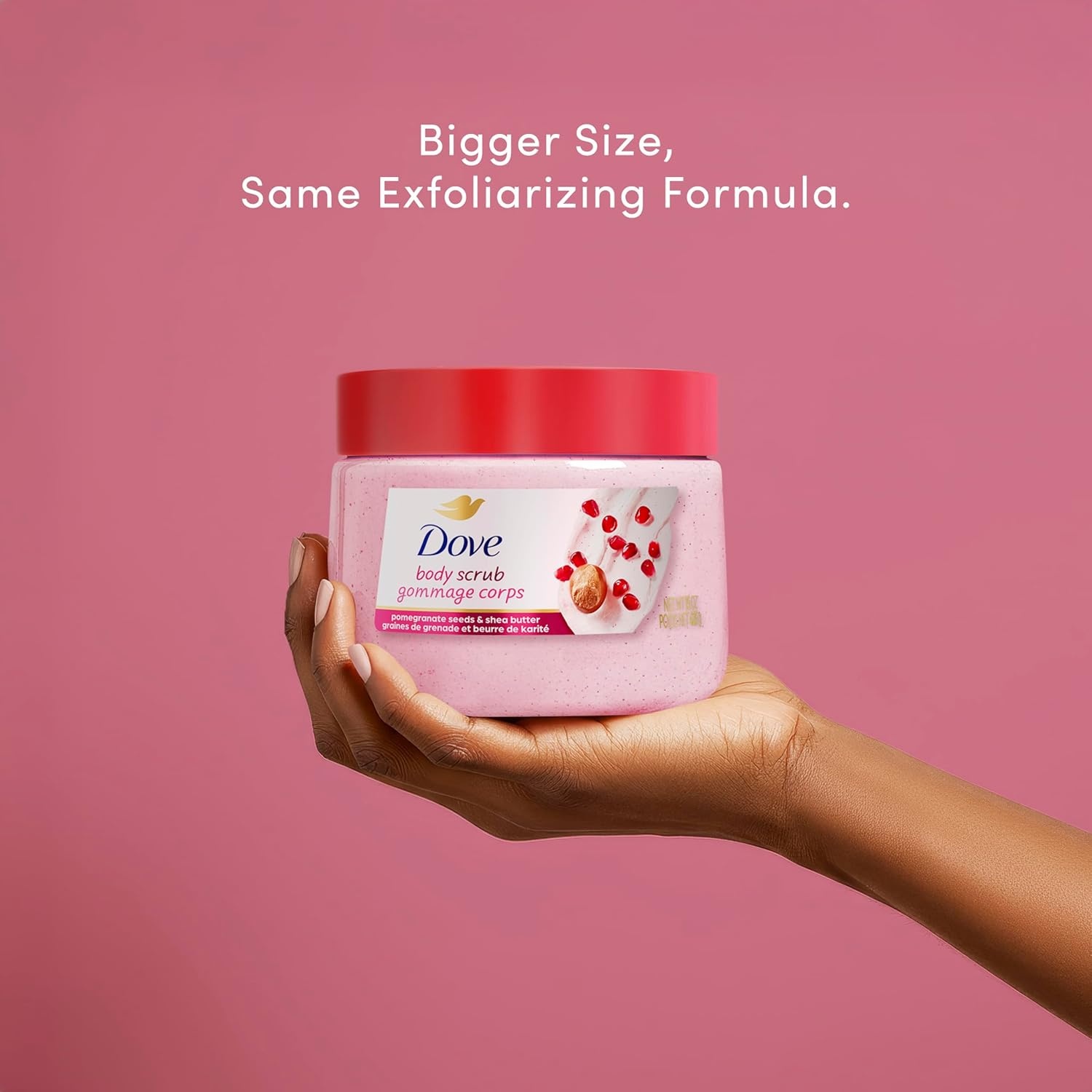 image:imageDove Himalayan Salt amp Rose Oil Body Scrub Exfoliates and Deeply 15 ozPomegranate Shea Butter