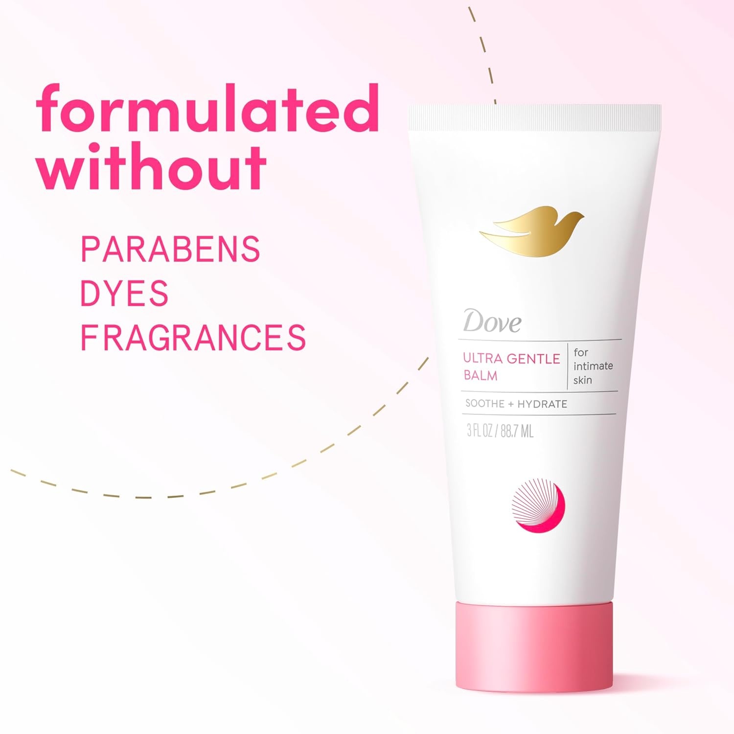 image:imageDove Ultra Gentle Vulva Balm FragranceFree with Hyaluronic Acid 3 oz3 Ounce Pack of 12