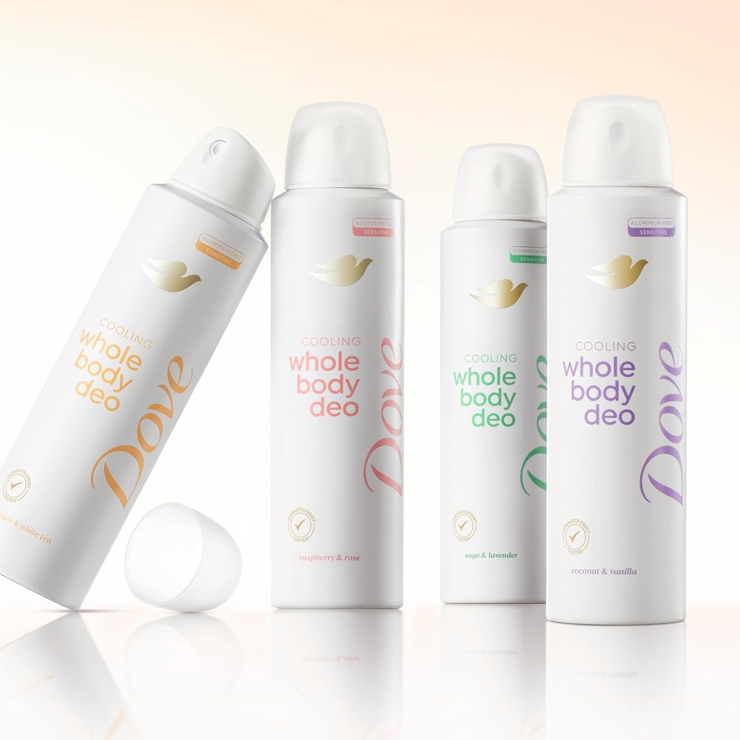image:imageDove Whole Body Deodorant Cooling Spray Peach amp White Tea Aluminum Free 4ozPeach White Tea