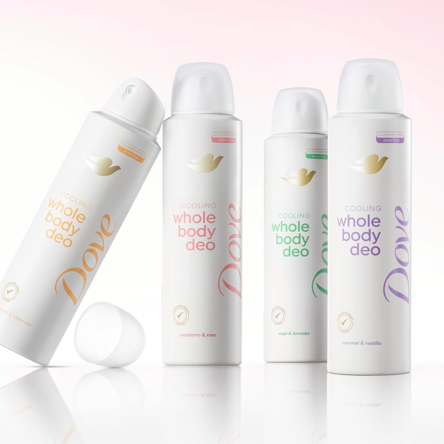image:imageDove Whole Body Deodorant Cooling Spray Peach amp White Tea Aluminum Free 4ozRaspberry Rose