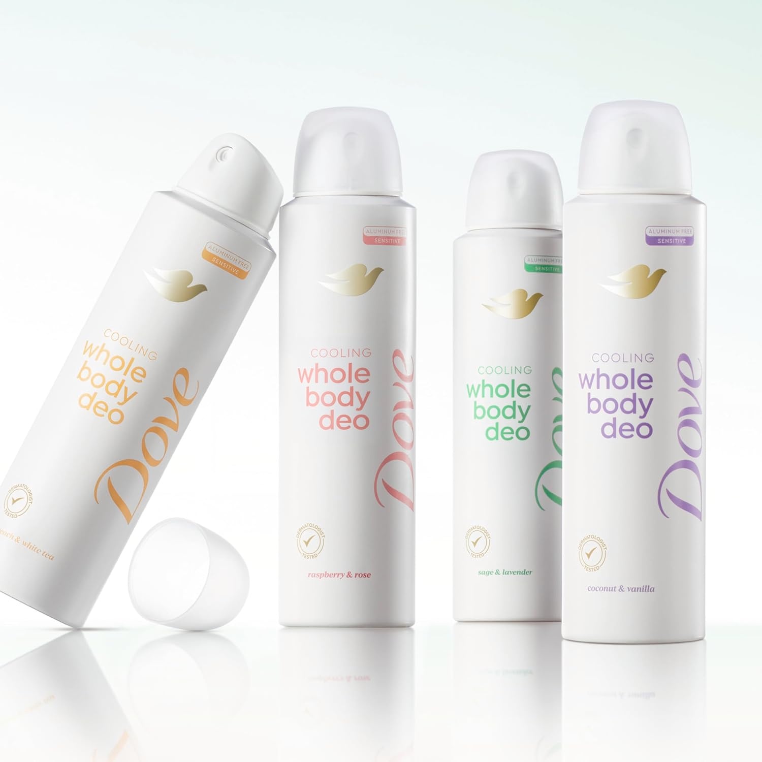 image:imageDove Whole Body Deodorant Cooling Spray Peach amp White Tea Aluminum Free 4ozSage Lavender