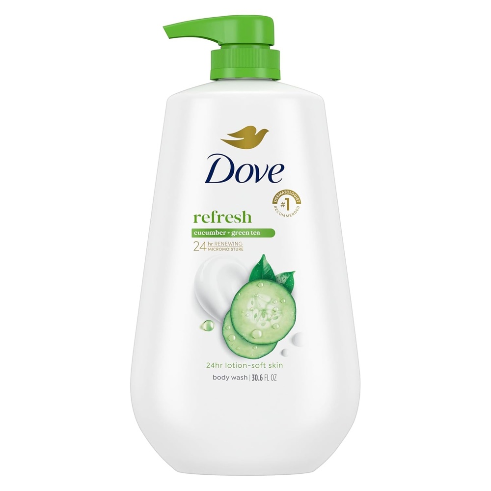 image:imageDove 24hr Rebalance Lotion Body Wash White Peach amp Rice Milk 306 ozCucumber and Green Tea