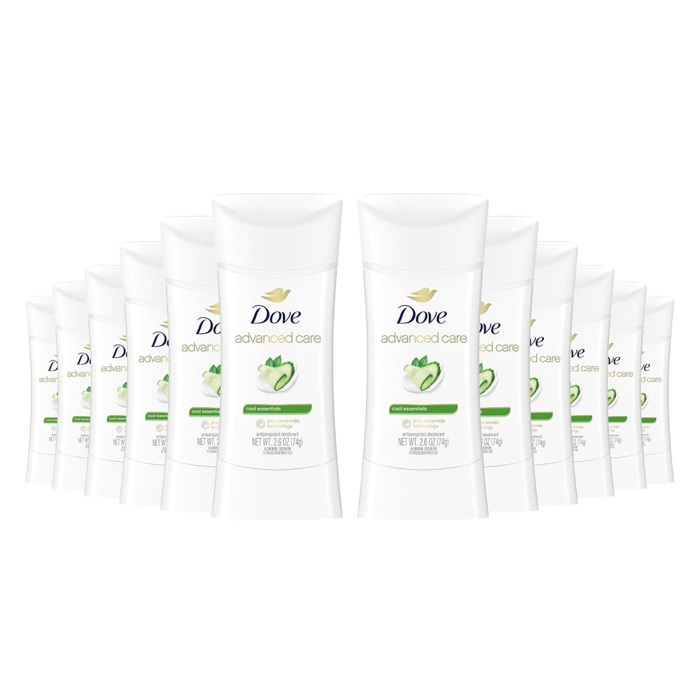 image:imageDove Advanced Care Antiperspirant Stick Cool Essentials 26 oz 2PK26 Ounce Pack of 12