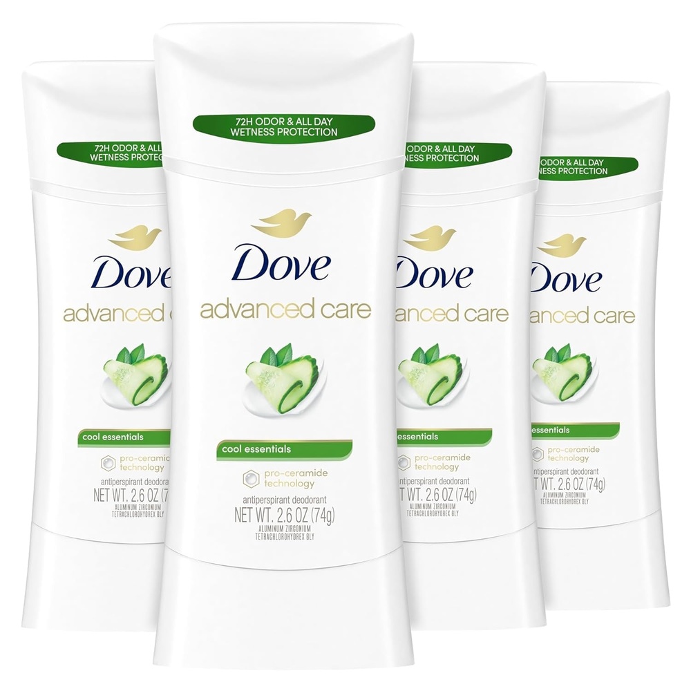 image:imageDove Advanced Care Antiperspirant Stick Cool Essentials 26 oz 2PK26 Ounce Pack of 4
