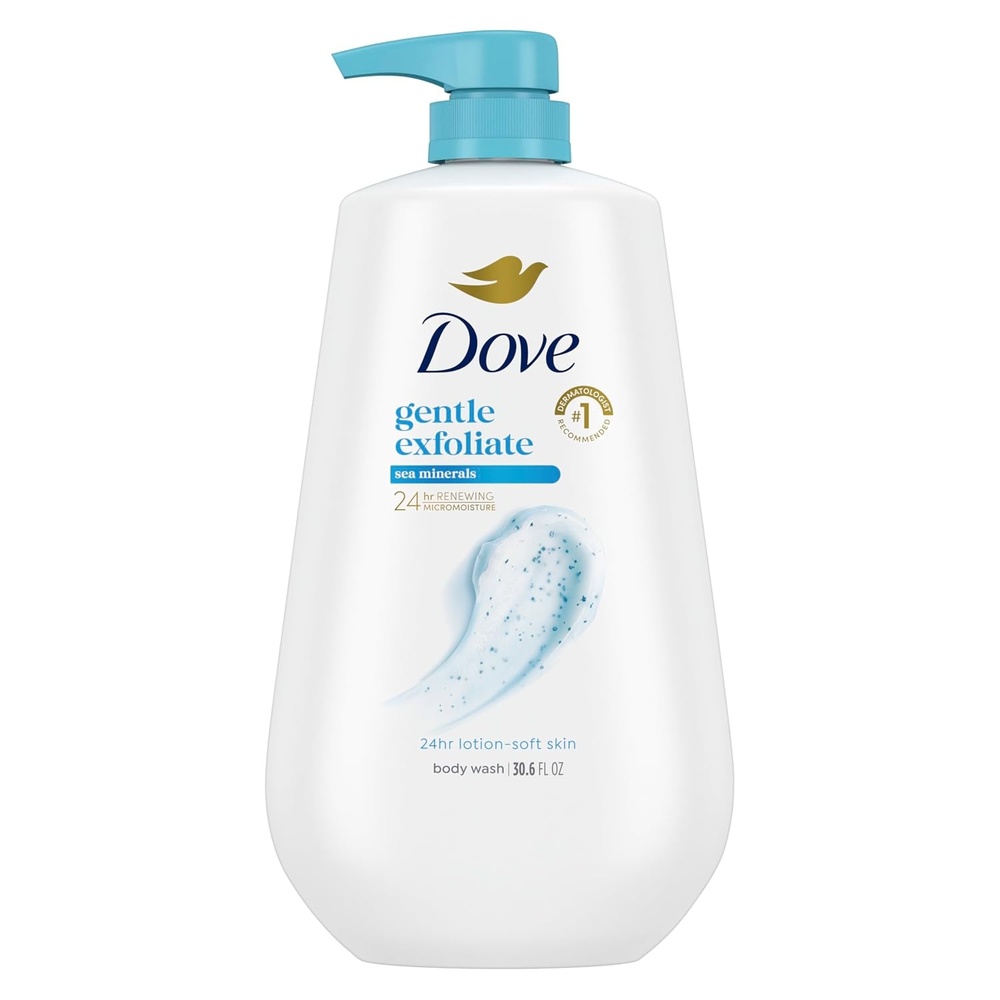 image:imageDove Body Wash Body Wash Gentle Exfoliate Sea Minerals 306 oz Sulfate FreeMandarin Pear Lily of Valley