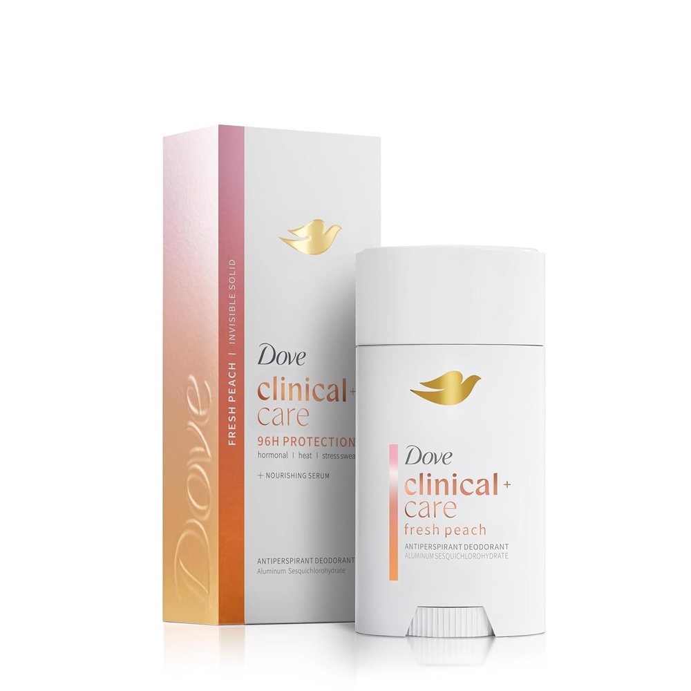 image:imageDove Clinical Care Fresh Peach Antiperspirant Stick 26 oz26 Ounce Pack of 1