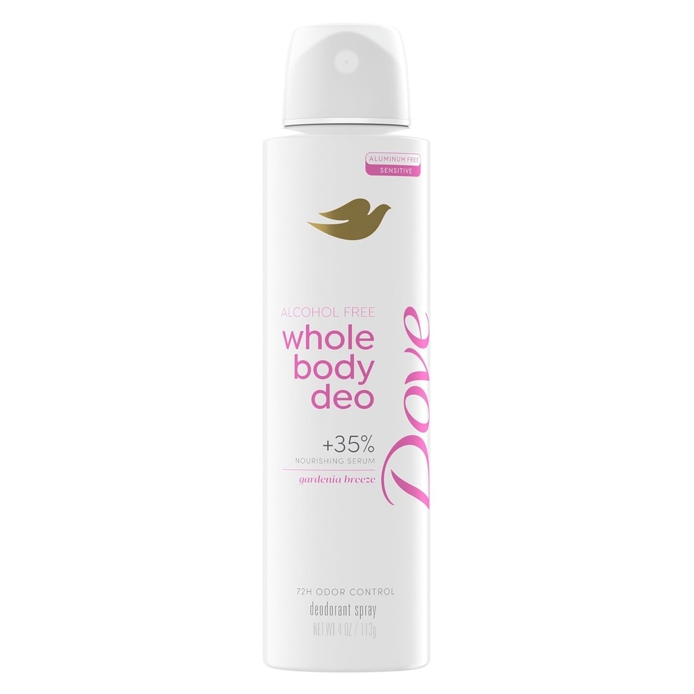 image:imageDove Gardenia Breeze AlcoholFree Whole Body Deodorant Spray 4 oz4 Ounce Pack of 1