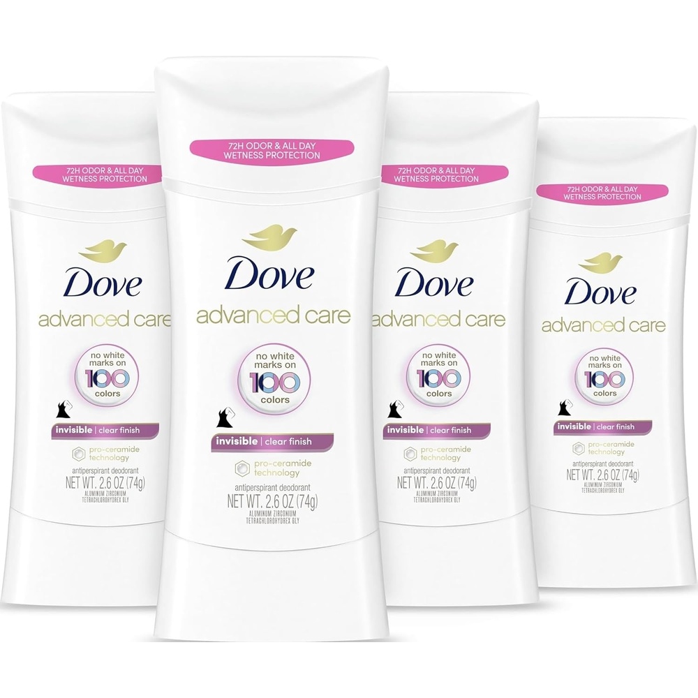image:imageDove Invisible Antiperspirant Deodorant Stick Sheer Cool 26 oz26 Ounce Pack of 4