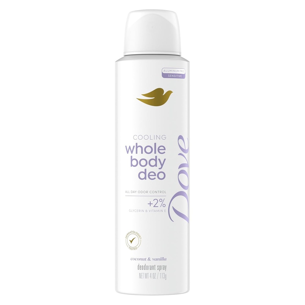 image:imageDove Whole Body Deodorant Cooling Spray Peach amp White Tea Aluminum Free 4ozCoconut Vanilla