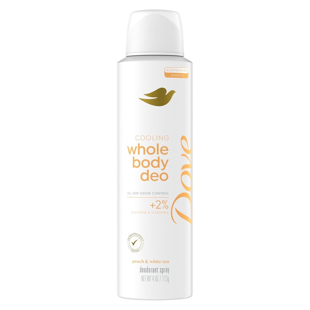 image:imageDove Whole Body Deodorant Cooling Spray Peach amp White Tea Aluminum Free 4ozPeach White Tea