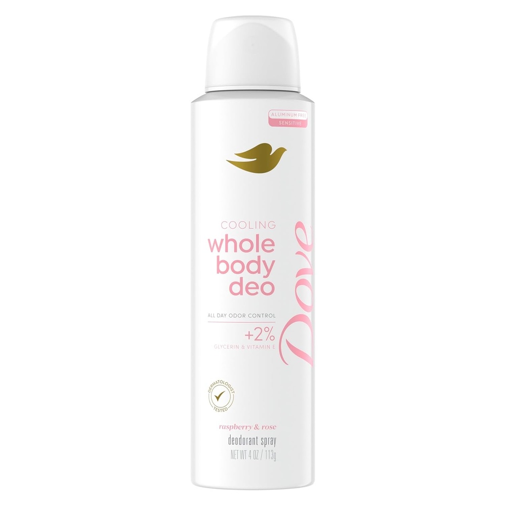 image:imageDove Whole Body Deodorant Cooling Spray Peach amp White Tea Aluminum Free 4ozRaspberry Rose