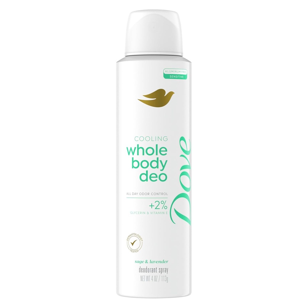 image:imageDove Whole Body Deodorant Cooling Spray Peach amp White Tea Aluminum Free 4ozSage Lavender