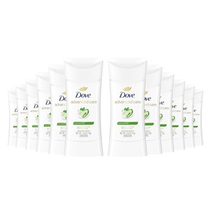 Dove Advanced Care Antiperspirant Stick Cool Essentials 2.6 oz 2PK(2.6 Ounce (Pack of 12))