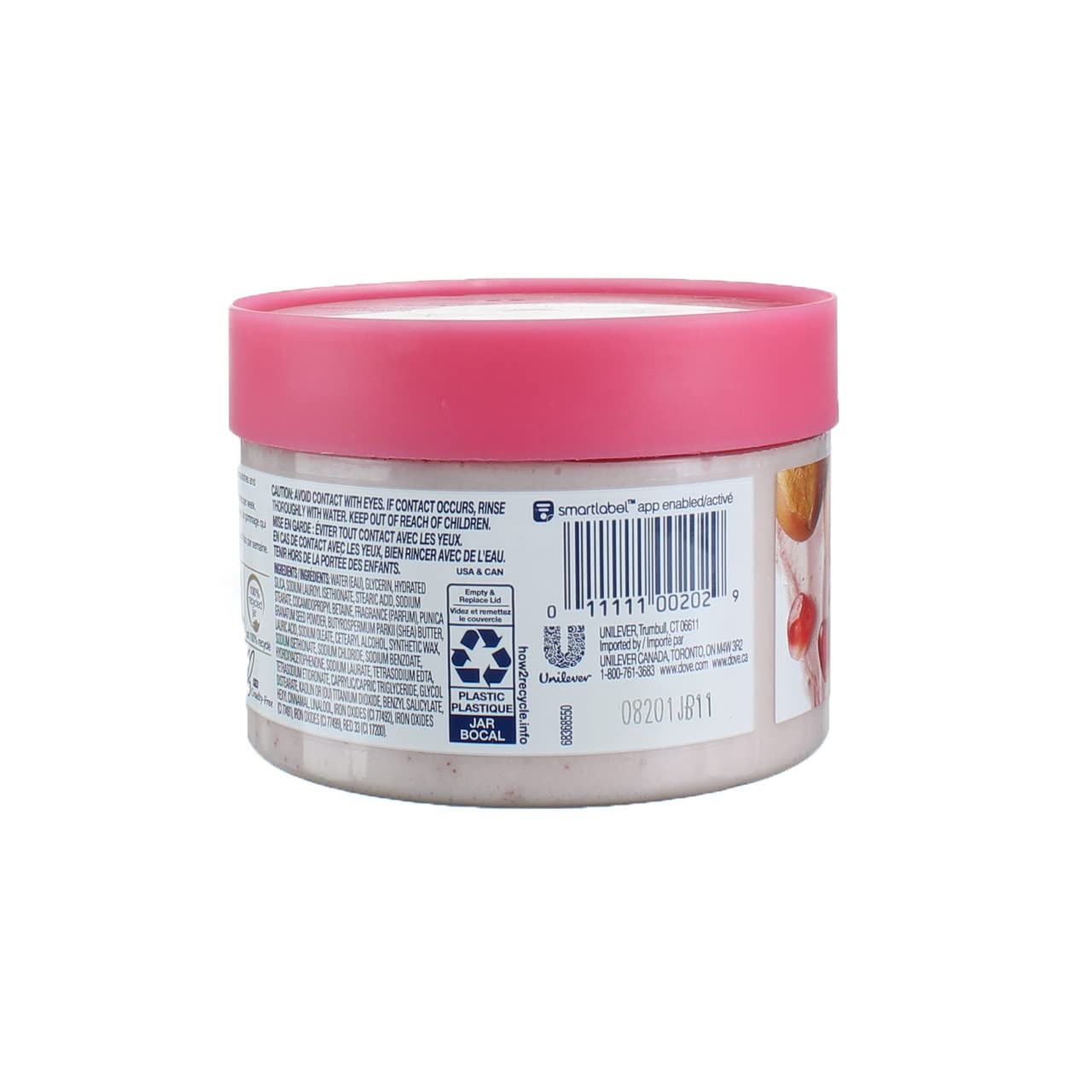 image:imageDove Exfoliating Body Polish Body Scrub Crushed Almond and Mango Butter 4 Count Exfoliating Scrub for Dry Skin Gently Exfoliates to Reveal Healthy Skin 105 ozPomegranate