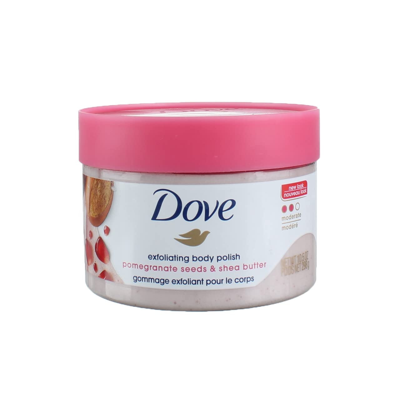 image:imageDove Exfoliating Body Polish Body Scrub Crushed Almond and Mango Butter 4 Count Exfoliating Scrub for Dry Skin Gently Exfoliates to Reveal Healthy Skin 105 ozPomegranate