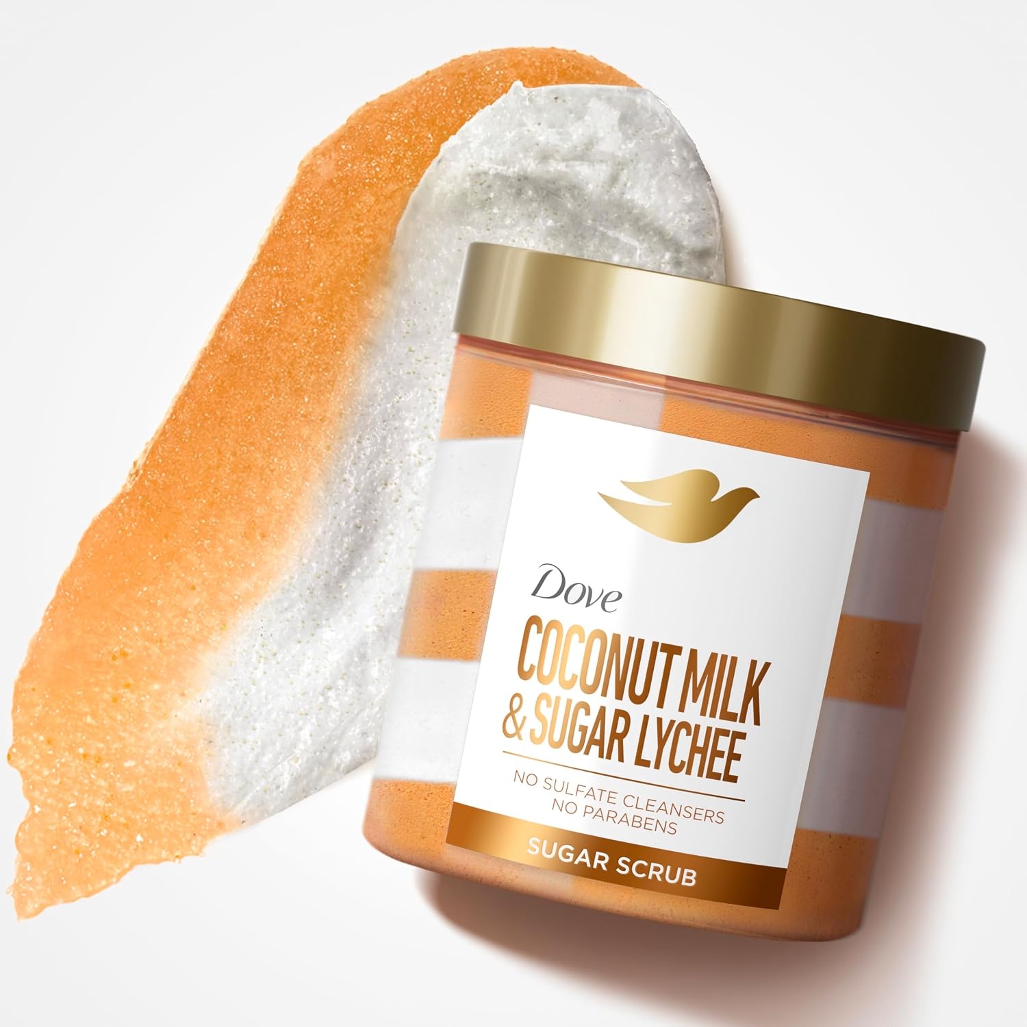 image:imageDove Sugar Body Scrub Coconut amp Lychee For Exfoliated amp Hydrated skin 15 oz15 Ounce Pack of 3