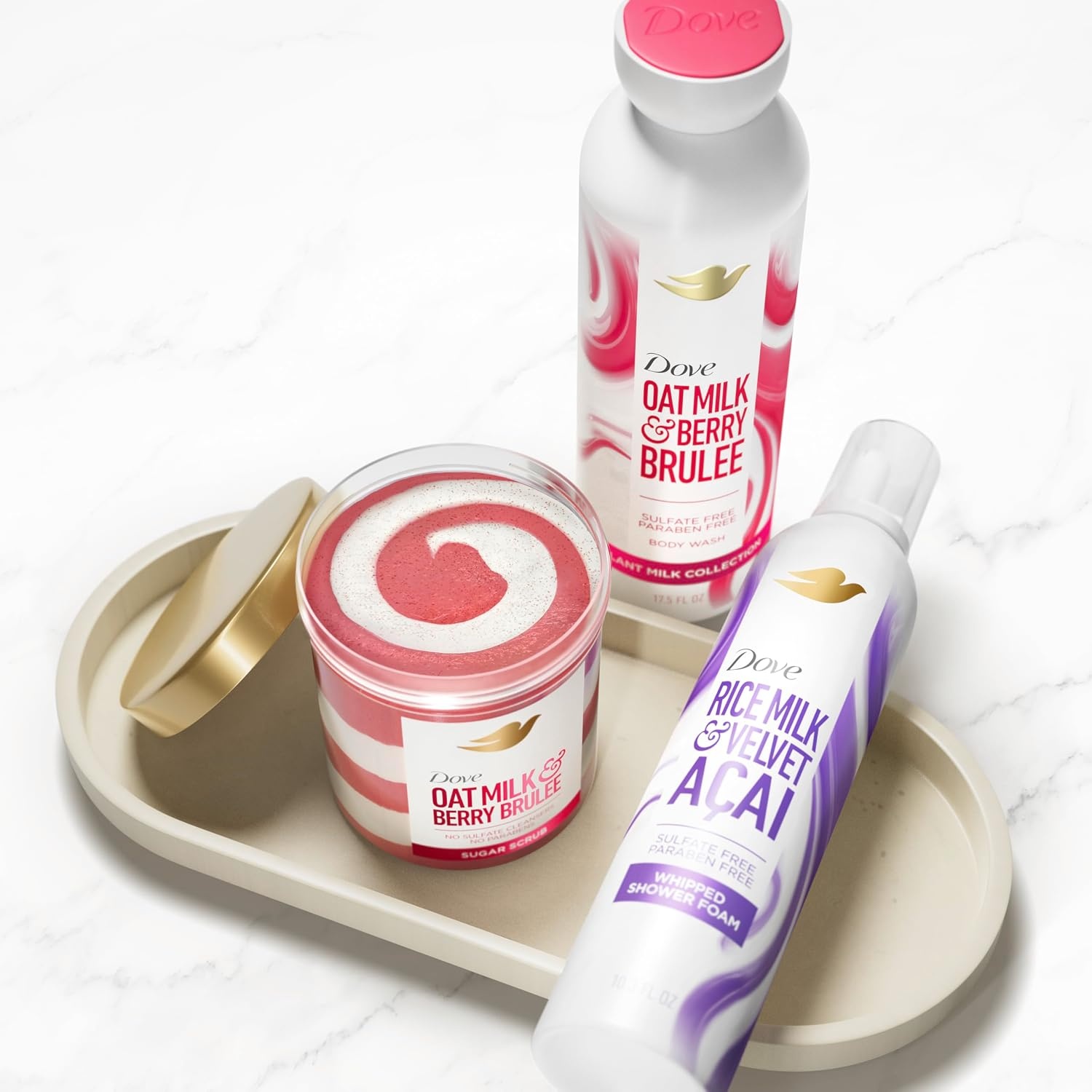 image:imageDove Sugar Body Scrub Coconut amp Lychee For Exfoliated amp Hydrated skin 15 oz15 Ounce Pack of 3