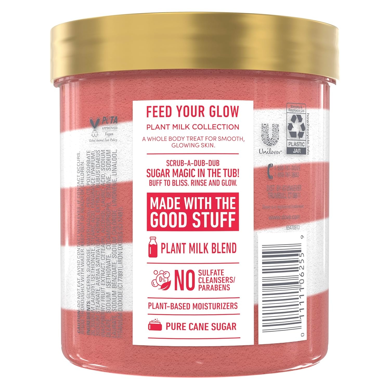 image:imageDove Sugar Body Scrub Oat Milk amp Berry Brulee For Exfoliated amp 15 oz15 Ounce Pack of 1